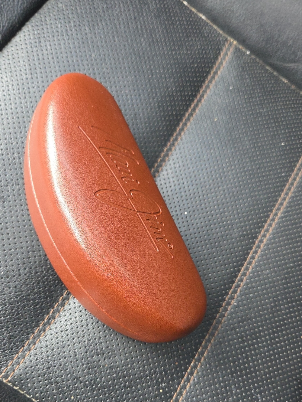 Maui Jim Brown Leather Sunglasses Case